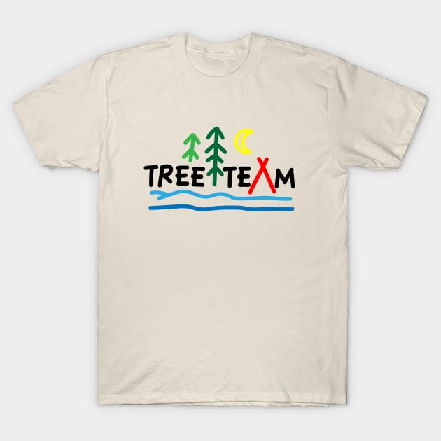 Tree Team Camp T-Shirt by AVEandLIA